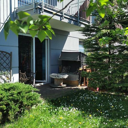 Apartmán Przytulna Kawalerka Z Ogrodem Gdaňsk Exteriér fotografie