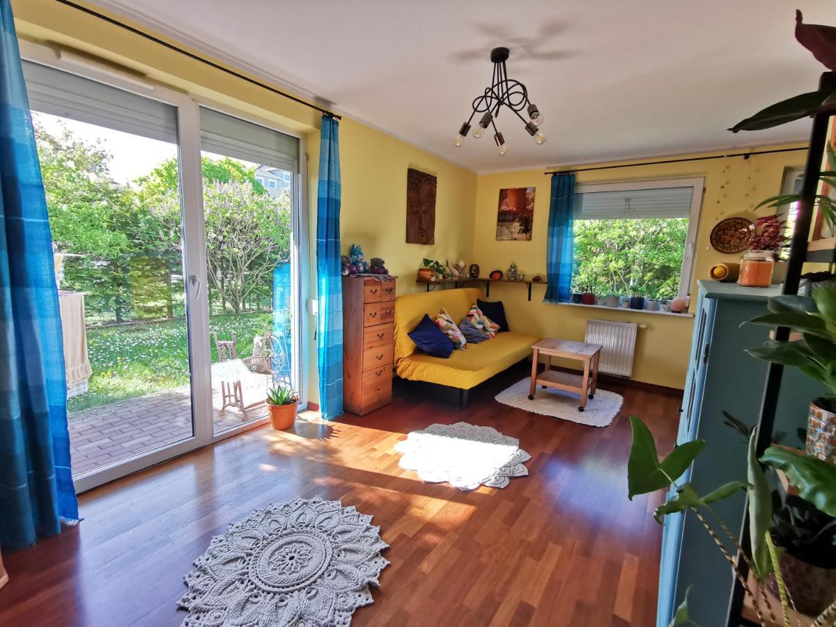 Apartmán Przytulna Kawalerka Z Ogrodem Gdaňsk Exteriér fotografie