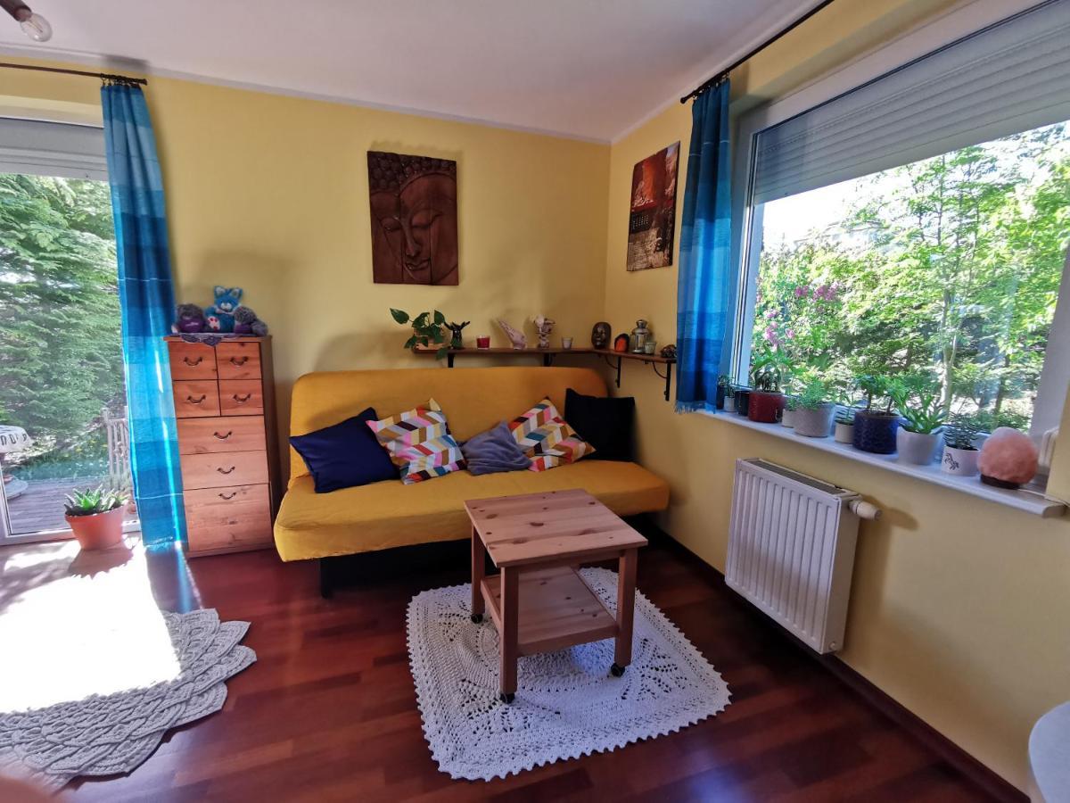 Apartmán Przytulna Kawalerka Z Ogrodem Gdaňsk Exteriér fotografie
