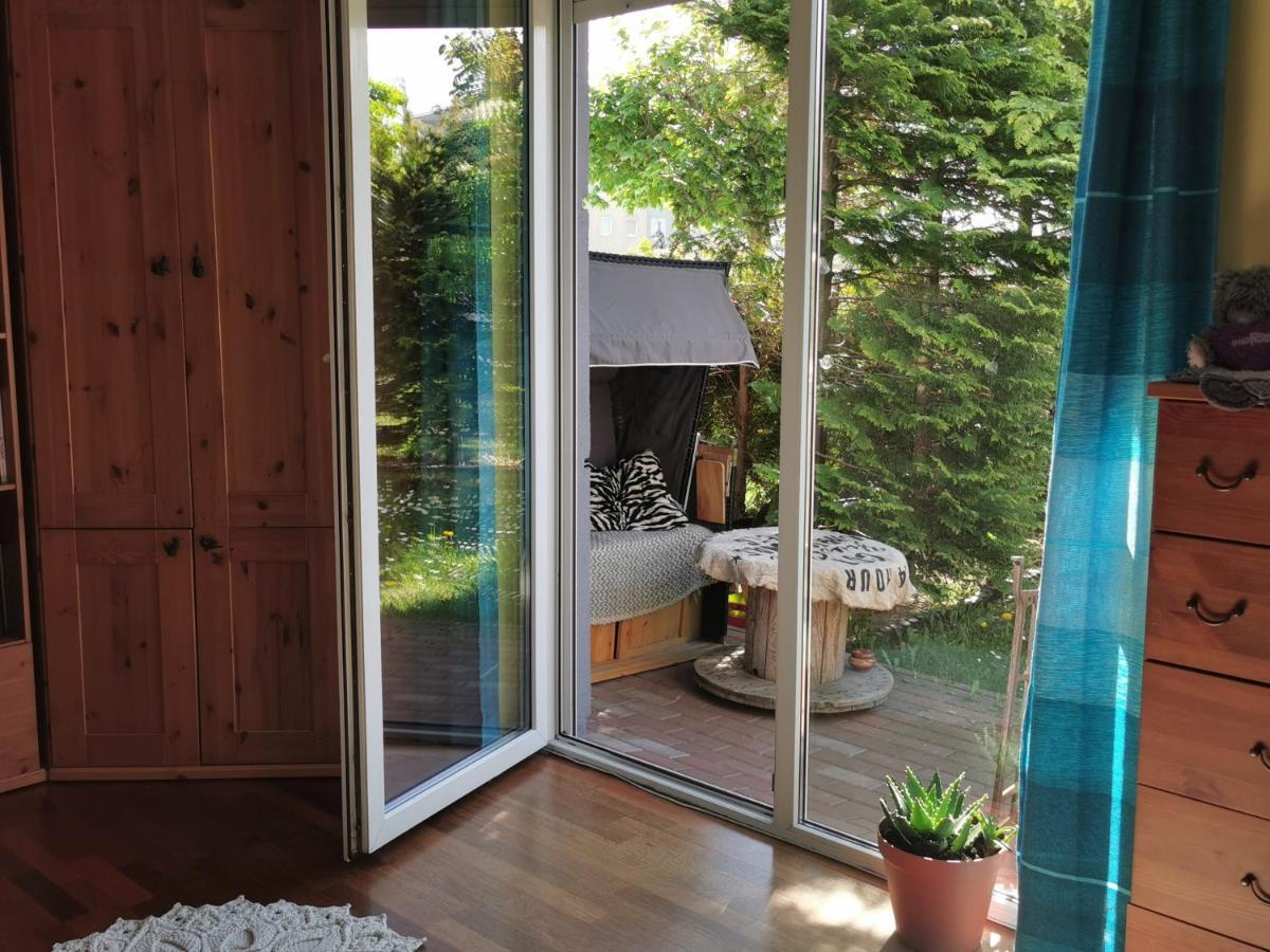 Apartmán Przytulna Kawalerka Z Ogrodem Gdaňsk Exteriér fotografie