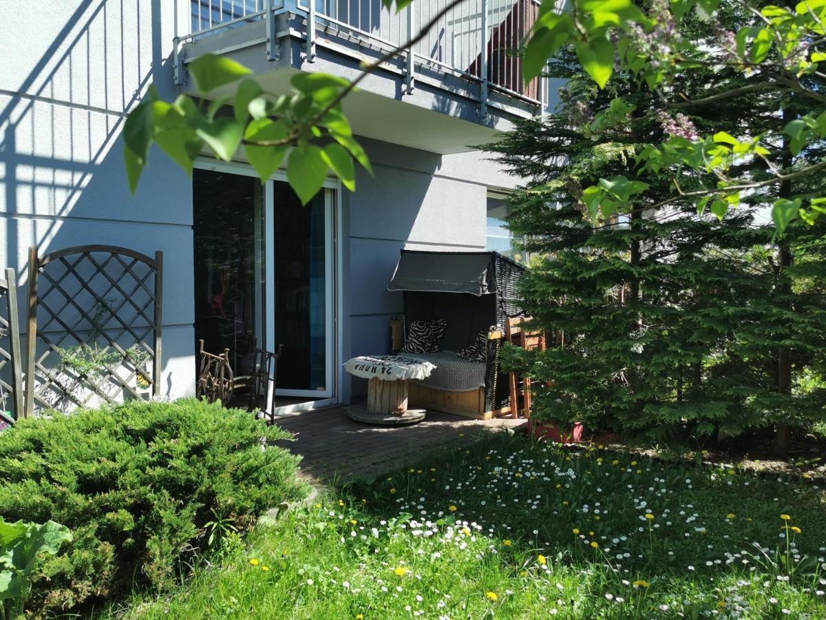 Apartmán Przytulna Kawalerka Z Ogrodem Gdaňsk Exteriér fotografie