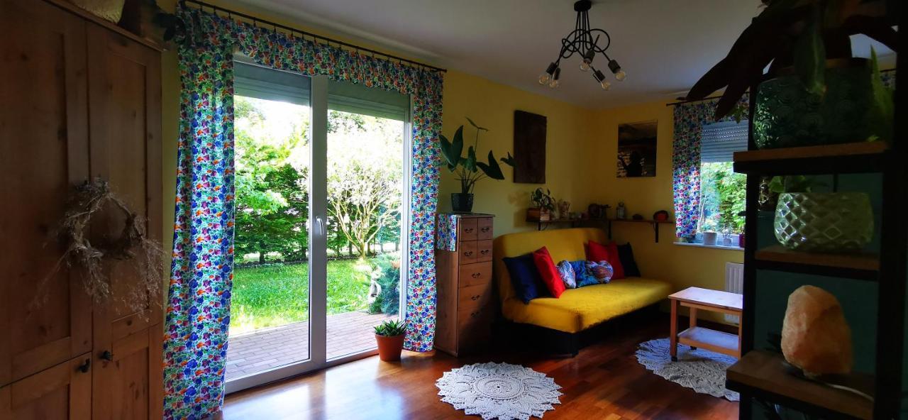 Apartmán Przytulna Kawalerka Z Ogrodem Gdaňsk Exteriér fotografie